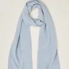 Scarves & Ponchos^Phase Eight Lorell Ribbed Texture Scarf Pale Blue