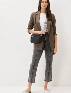 Trousers & Shorts^Phase Eight Lou Mom Jeans Washed Black