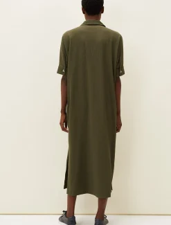 Dresses^Phase Eight Lucina Midaxi Shirt Dress Khaki