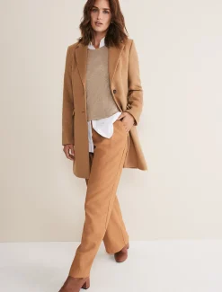 Coats^Phase Eight Lydia Wool Coat Camel