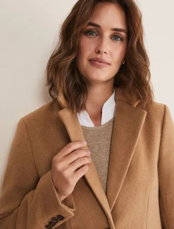 Coats^Phase Eight Lydia Wool Coat Camel