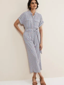 Dresses^Phase Eight Lyla Jumpsuit Blue/Multi