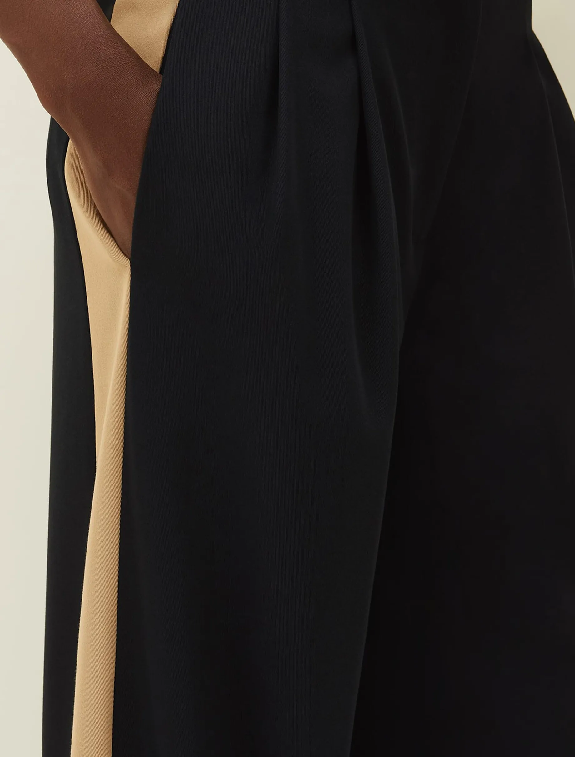 Trousers & Shorts^Phase Eight Mae Side Stripe Wide Leg Trouser Navy
