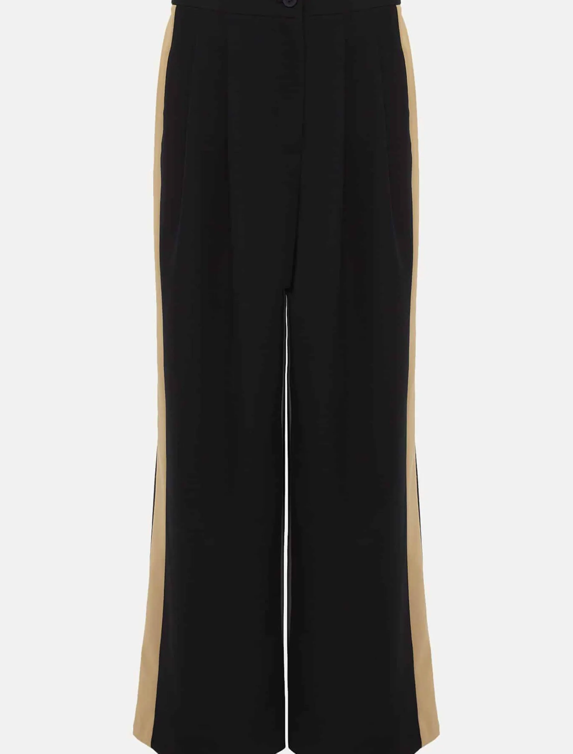 Trousers & Shorts^Phase Eight Mae Side Stripe Wide Leg Trouser Navy