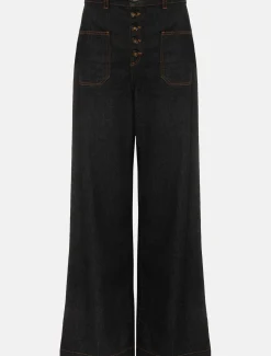 Jeans^Phase Eight Magsie Wide Leg Jean Black