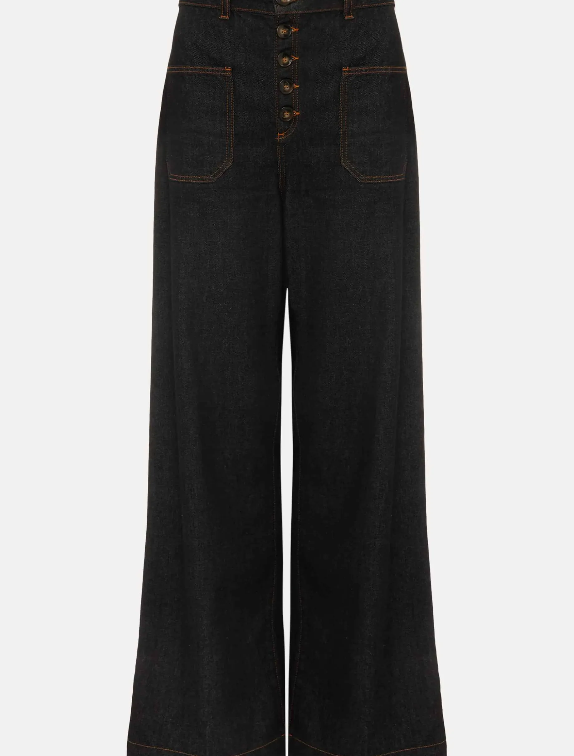 Jeans^Phase Eight Magsie Wide Leg Jean Black