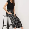 Trousers & Shorts^Phase Eight Malaya Ikat Printed Culotte Black/Ivory