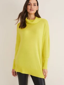 Knitwear^Phase Eight Maltia Asymmetric Hem Jumper Lime