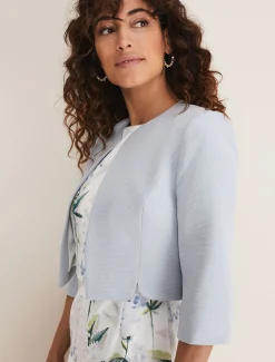 Jackets^Phase Eight Maria Textured Jacklet Mineral
