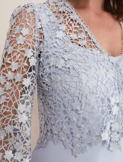 Dresses^Phase Eight Mariposa Lace Jumpsuit Cornflower