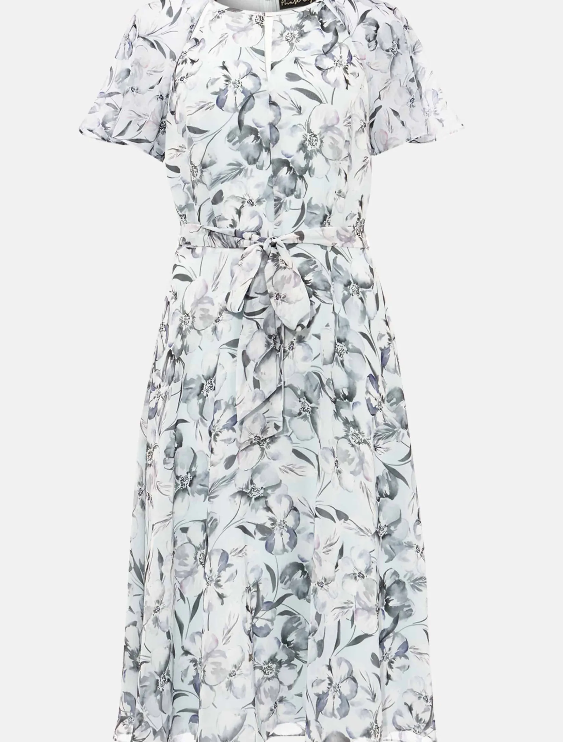 Dresses^Phase Eight Marlene Floral Fit And Flare Dress Mineral