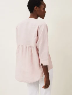 Shirts & Blouses^Phase Eight Maryema Linen Blouse Pink