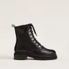 Boots^Phase Eight Meladie Leather Lace Up Ankle Boots Black