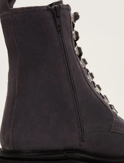 Boots^Phase Eight Meladie Suede Lace Up Hiker Boot Grey