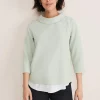 Tops & T-Shirts^Phase Eight Mica Textured Top Sage