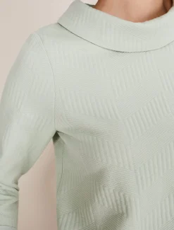 Tops & T-Shirts^Phase Eight Mica Textured Top Sage