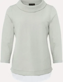 Tops & T-Shirts^Phase Eight Mica Textured Top Sage