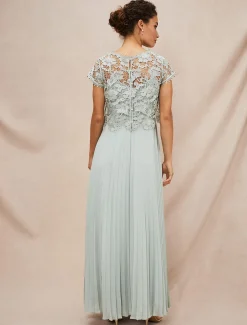 Dresses^Phase Eight Michelle Double Layer Maxi Dress Eau De Nil