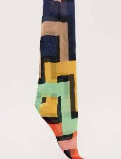 Scarves & Ponchos^Phase Eight Milano Geo Lightweight Scarf Multi-Coloured