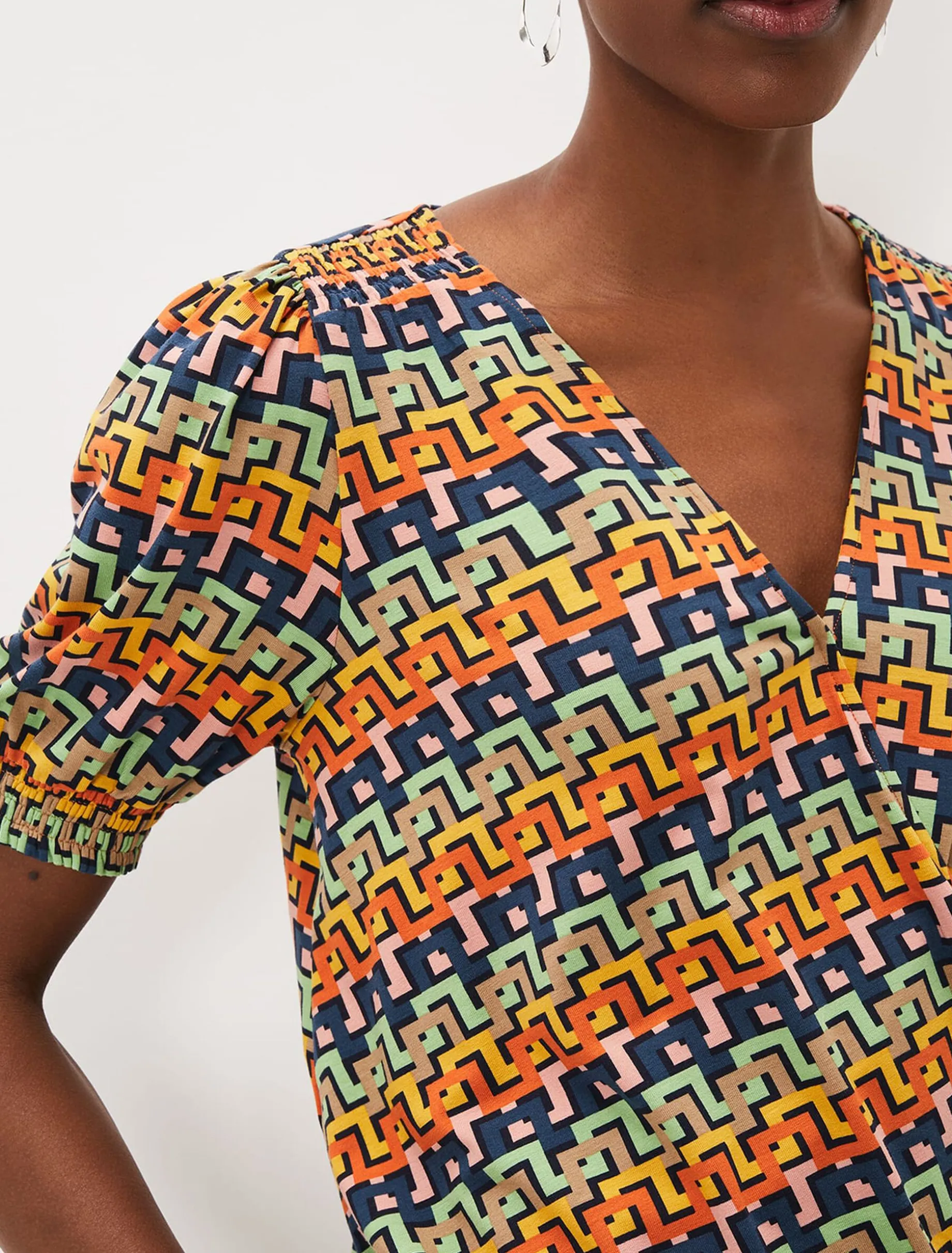 Tops & T-Shirts^Phase Eight Milano Wrap Top Multi-Coloured