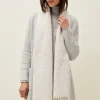 Scarves & Ponchos^Phase Eight Mimi Leopard Scarf Grey/Ivory