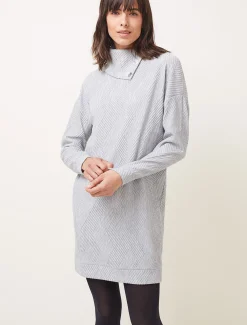 Dresses^Phase Eight Minnia Textured Tunic Dress Grey