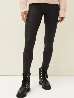 Trousers & Shorts^Phase Eight Molly Textured Leggings Black