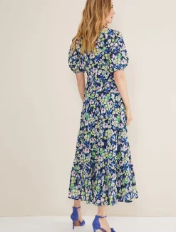 Dresses^Phase Eight Morven Floral Maxi Dress Navy/Multi