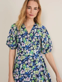 Dresses^Phase Eight Morven Floral Maxi Dress Navy/Multi