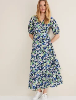 Dresses^Phase Eight Morven Floral Maxi Dress Navy/Multi