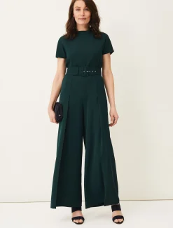 Dresses^Phase Eight Mylee Belted Jumpsuit Pine