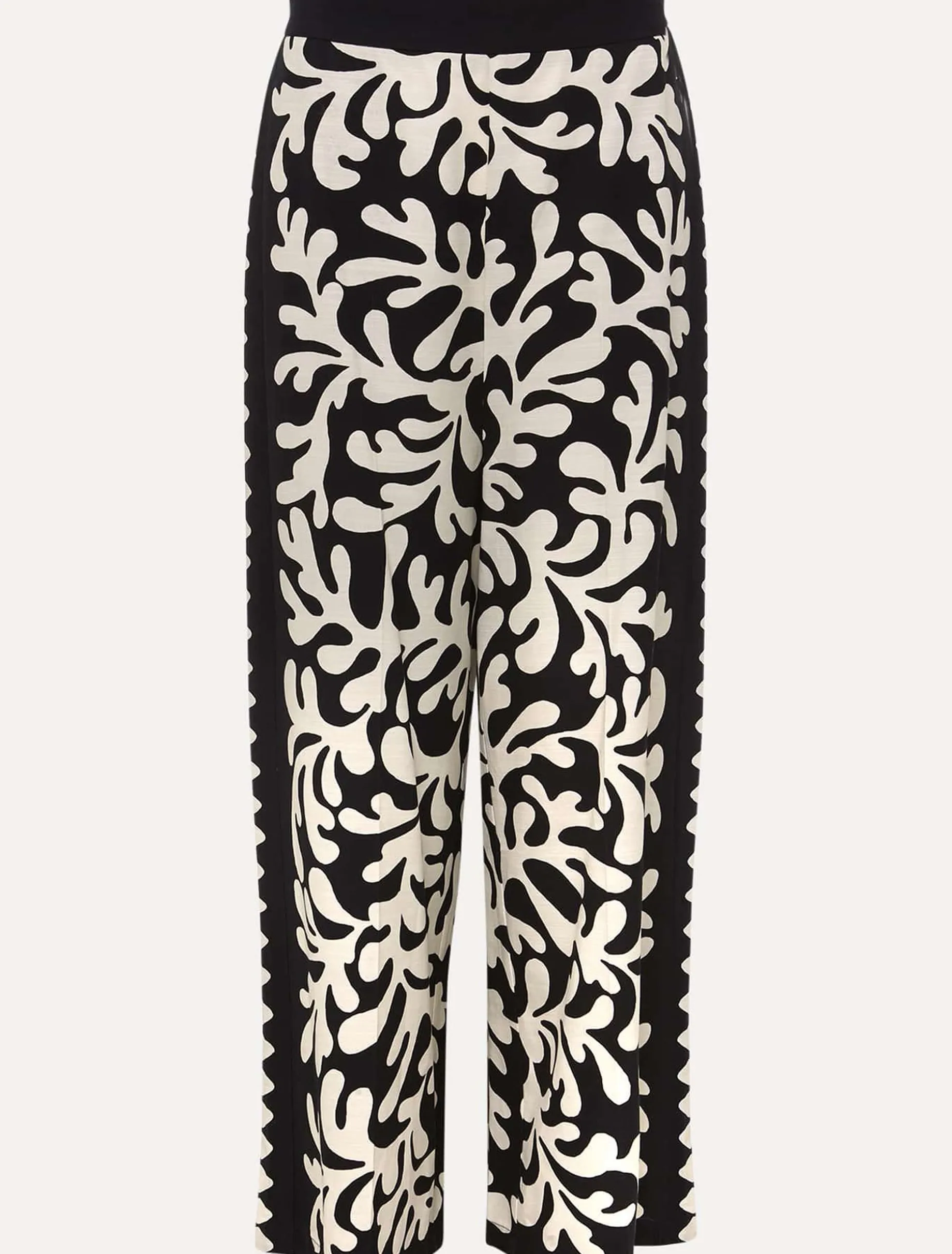 Trousers & Shorts^Phase Eight Nava Wide Leg Culottes Black/Stone