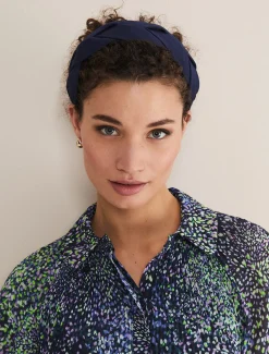 Fascinators & Hats^Phase Eight Navy Plaited Headband French Navy