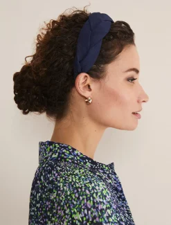 Fascinators & Hats^Phase Eight Navy Plaited Headband French Navy