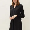 Shirts & Blouses^Phase Eight Neave Button Tunic Black