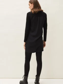Shirts & Blouses^Phase Eight Neave Button Tunic Black
