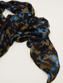 Scarves & Ponchos^Phase Eight Nell Confetti Lightweight Scarf Khaki/Multi