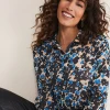 Shirts & Blouses^Phase Eight Nell Floral Shirt Blue Multi