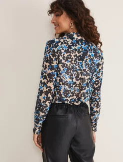 Shirts & Blouses^Phase Eight Nell Floral Shirt Blue Multi