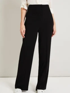 Trousers & Shorts^Phase Eight Nellie Wide Leg Trousers Black