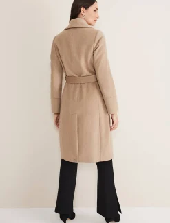 Coats^Phase Eight Nicci Wool Belted Coat Camel
