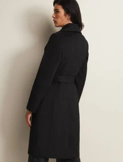 Coats^Phase Eight Nicci Wool Belted Coat Black