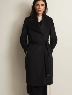 Coats^Phase Eight Nicci Wool Belted Coat Black