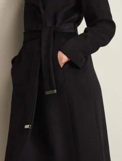 Coats^Phase Eight Nicci Wool Belted Coat Black