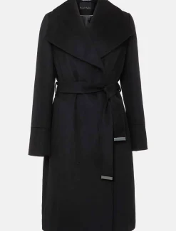 Coats^Phase Eight Nicci Wool Belted Coat Black