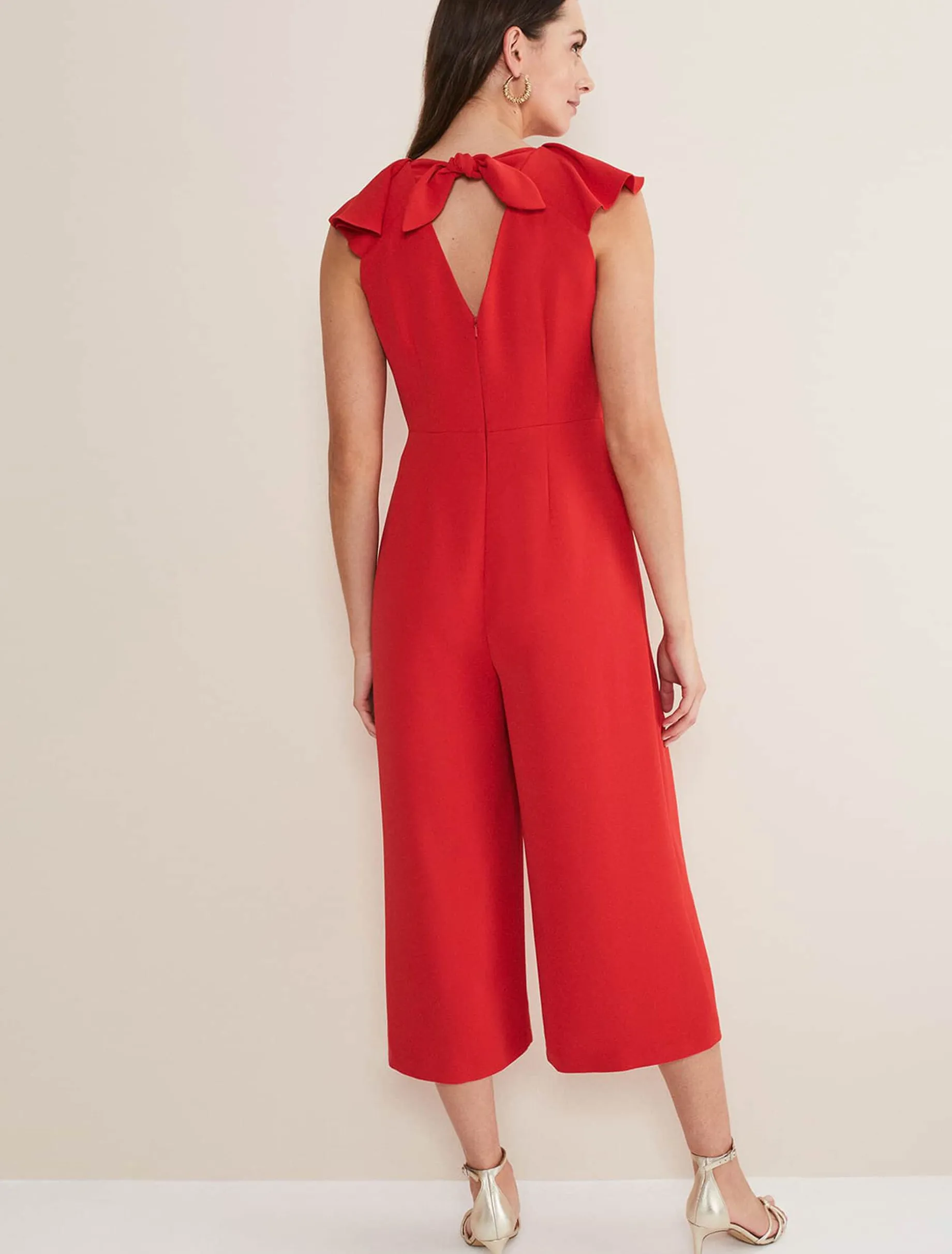 Dresses^Phase Eight Nicky Ruffle Jumpsuit Fire