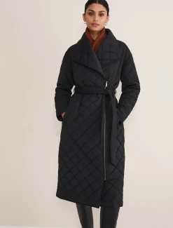 Coats^Phase Eight Nila Quilted Puffer Coat Black