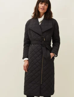 Coats^Phase Eight Nila Quilted Puffer Coat Black