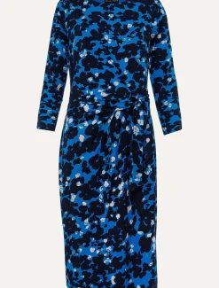 Dresses^Phase Eight Niya Floral Midi Dress Blue Multi