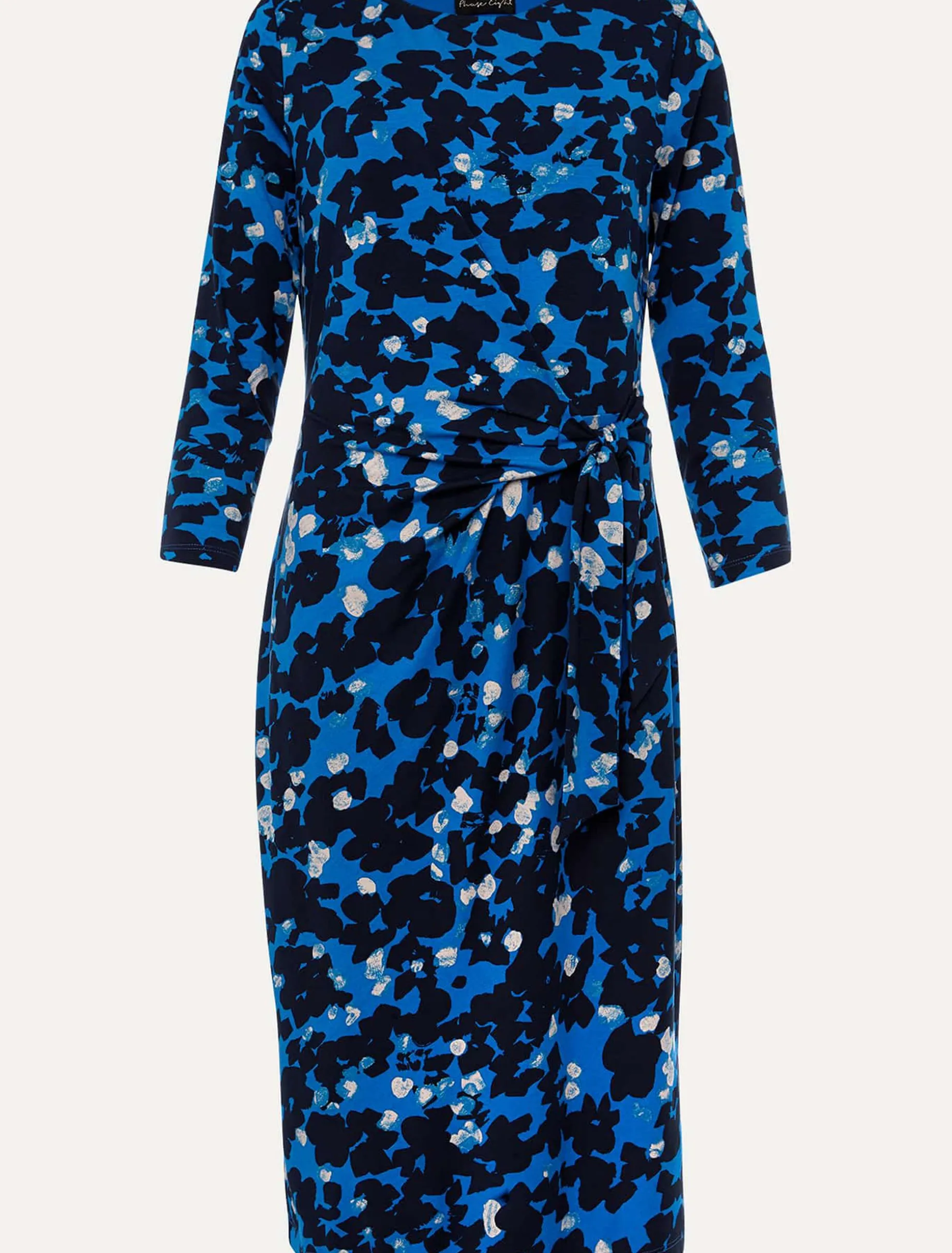 Dresses^Phase Eight Niya Floral Midi Dress Blue Multi